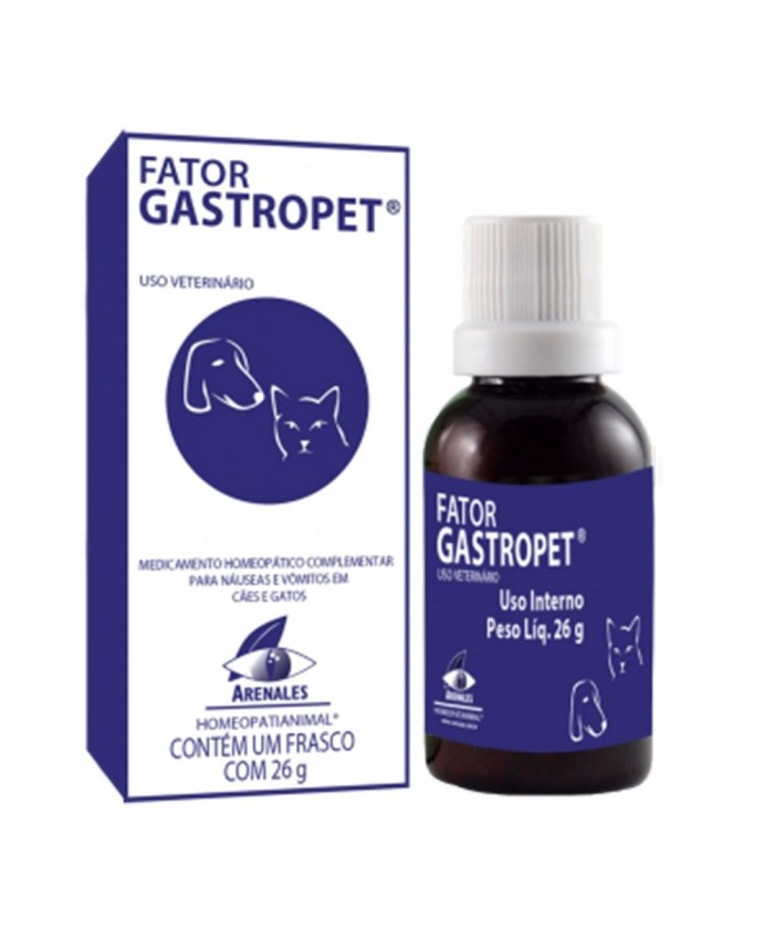 Fator Gastropet - 26g - Homeopatia - Arenales