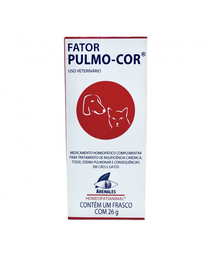 Fator Pulmo-Cor - 26g - Homeopatia - Arenales