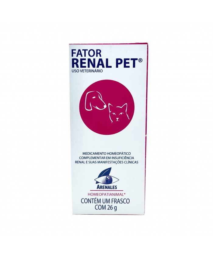 Fator Renal Pet - 26g - Homeopatia - Arenales