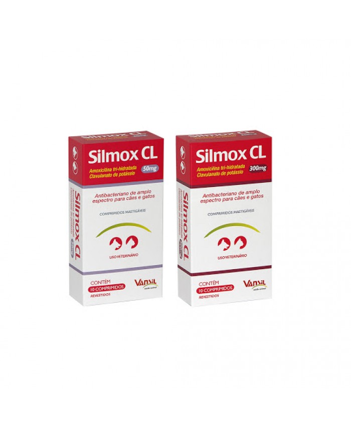 Silmox CL 50mg - 10 comprimidos - Vansil