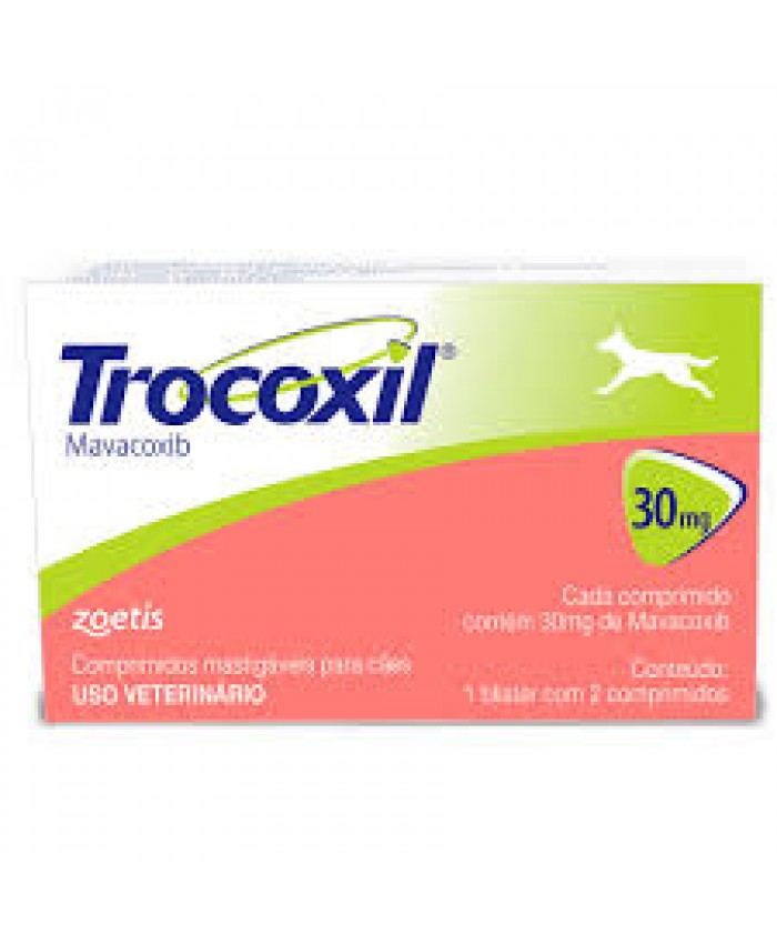 Trocoxil 30mg - 2 comprimidos - Zoetis