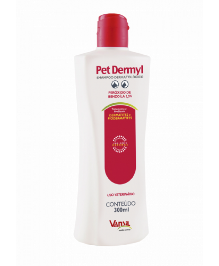 Shampoo Terapêutico Pet Dermyl 300ml - Vansil